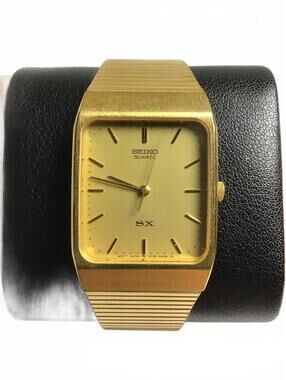 Vintage Seiko SX Quartz Gold Tone Watch 5Y95-5008 CK